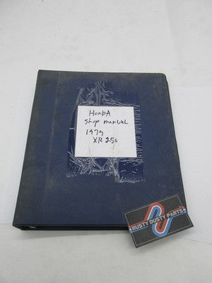 Honda Official Factory 1979 XR250 Shop Service Manual Book