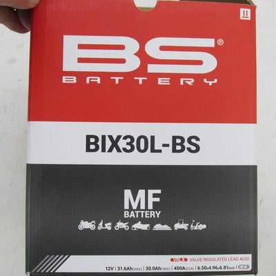 BS Battery NIB 12V 30Ah 400CCA Maintenance Free Battery BIX30L-BS
