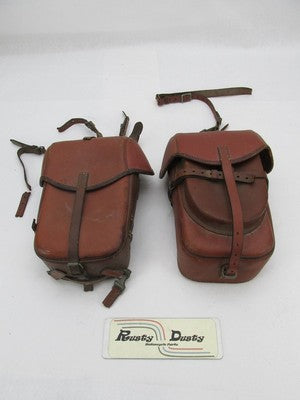 Set of Max Müller Nürnberg Antique German WWII Calvary Saddlebags