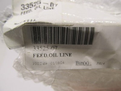 Harley Davidson Genuine NOS Oil Line Feed 33525-07
