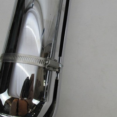 Pair of Harley CVO Touring Chrome Mufflers w/ Tips & Shields 64900111