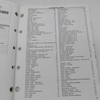 Harley Davidson OEM 2009 FLHTCUTG Model Parts Catalog Official Factory