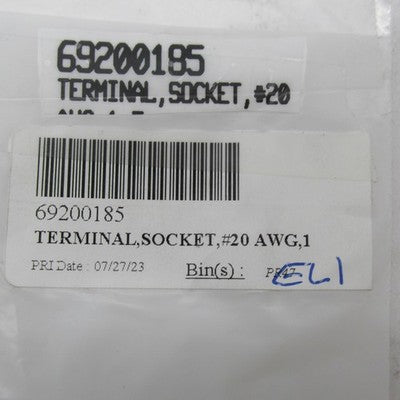 Lot of 5 Harley-Davidson OEM NOS #20 AWG Socket Terminal 69200185