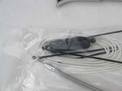 Fat Baggers NOS 909112 EZ Install Pointed Top Handlebar Kit 12" Chrome