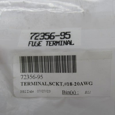 Lot of 2 Harley-Davidson OEM NOS 18-20 AWG Fuse Socket Terminals 72356