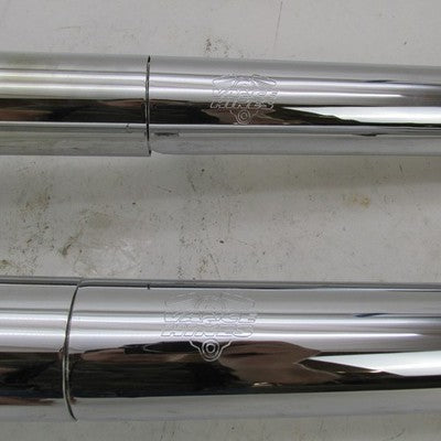 Vance and Hines Straight Shots Exhaust + Slip On Muffler Great Cond. D