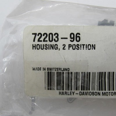 Lot of 4 Harley-Davidson Genuine OEM NOS 2-Position Wire Housing 72203
