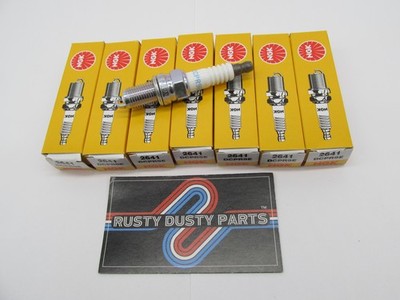 Lot of 7 NGK Genuine NOS Spark Plugs 2641 DCPR9E