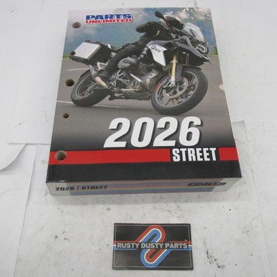 Parts Unlimited 2026 Street Parts Catalog Official Manual 9901-3629