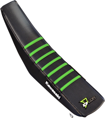 D'COR Seat Cover Black/Green Ribs 3020080