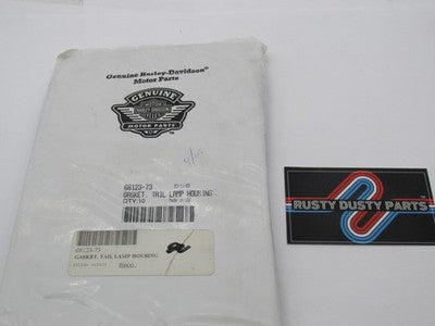Lot of 10 Harley-Davidson OEM NOS Tail Light Housing Mounting Gaskets