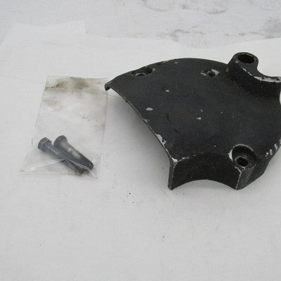 Harley OEM Ironhead Sportster Sprocket Kicker Cover Black w/ Bolts 348