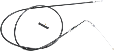 Drag Specialties Alternative Length Black Vinyl Throttle Cable 50in.