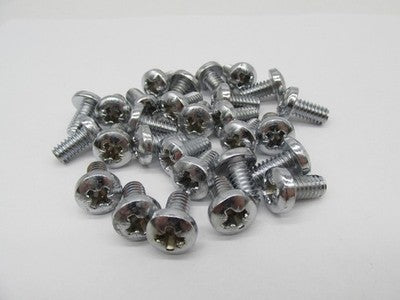 Lot of 28 Harley Genuine NOS 1/4"-20 x 5/8" Chrome Pozidriv Pan Head S