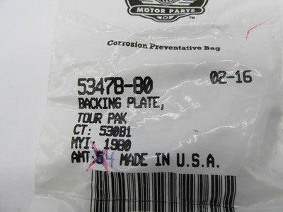 Lot of 4 Harley Davidson Genuine NOS Tour Pak Backing Plate 53478-80