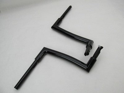 Fat Baggers NOS NIB EZ Install Flat Top Handlebars 12" Black 0601-5463
