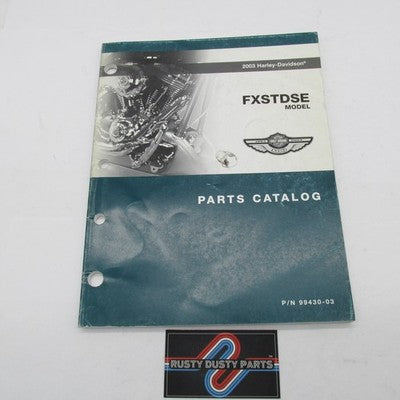 Harley-Davidson Official  Factory 2003 FXSTDSE Model Parts Catalog 994