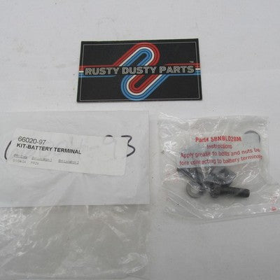 Genuine Harley-Davidson OEM NOS Battery Terminal Kit 66020-97