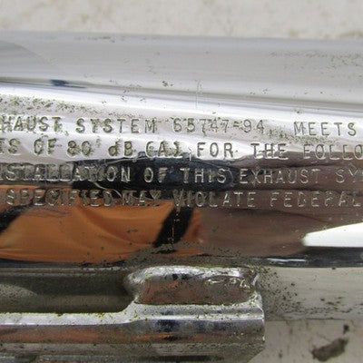 Pair of Harley Davidson OEM Exhaust Mufflers DYNA Glide FXDWG 94+ 6574