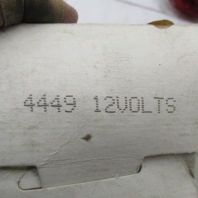 Vintage Harley Davidson OEM Single 12v Red Lens Pursuit and Spot Lamp