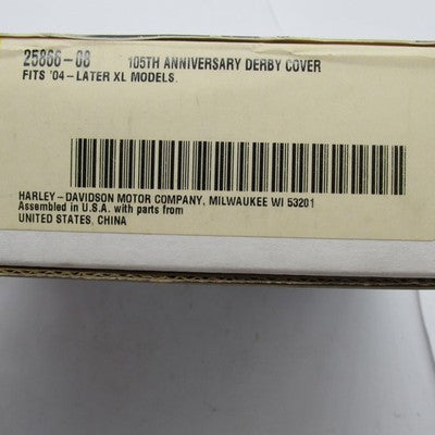Harley Davidson OEM NOS 105th Anniversary 6 hole Derby Cover kit 08 XL