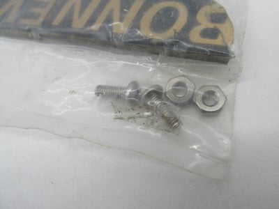 Pair of Triumph Bonneville 750 Black & Gold Side Panel Badges (One is Broken)