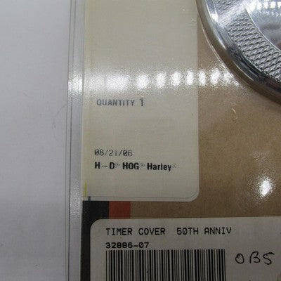 Harley Davidson Genuine NOS Timer Cover 50th Anniversary XL 32886-07