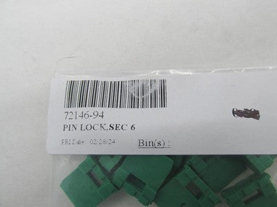 Lot of 8 Harley-Davidson Genuine NOS 6 Pin Secondary Locks 72146-94