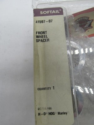 Harley-Davidson Genuine NOS Softail Front Wheel Spacers 41597-07