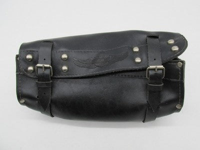 Harley Davidson Fork Bag with Harley Wings Logo Synthetic Leather 10"X