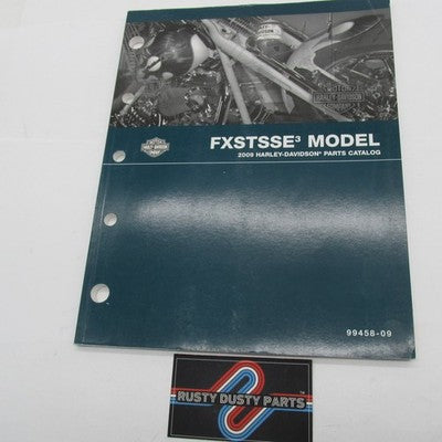 Harley-Davidson Official 2009 CVO Springer FXSTSSE3 Parts Catalog 9945