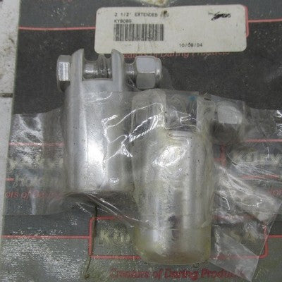 Pair of Kuryakyn NOS Female 2-1/2" Extended Clevis Footpeg Mounts 8089