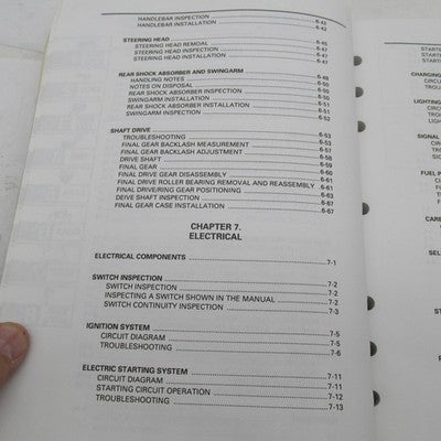 Yamaha OEM XVS650K(C) XVS650AK(C) Service Manual LIT-11616-11-16 LIT-1