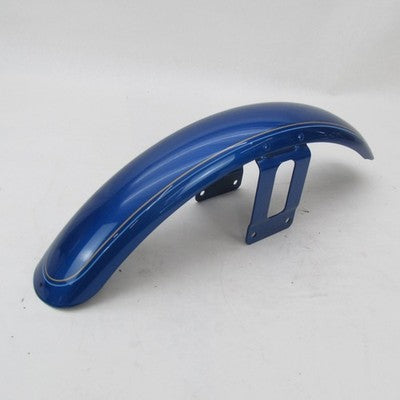 Harley OEM 1996 Dyna FXDL Front Fender States Blue Pearl Pinstripe 589