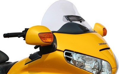 Klock Werks Flare Windshield Clear - Vented 14-18in KW05-04-0258