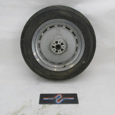 Harley OEM 00-06 Fat Boy Solid Disc Rear Wheel 16"x3" w/ Dunlop Tire