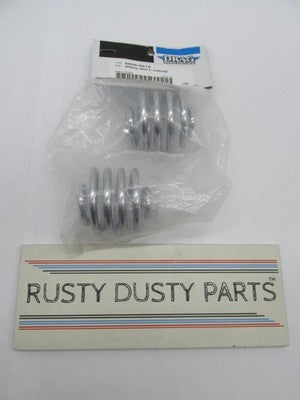 Drag Specialties NOS 2" Seat Spring Pair, Chrome 0820-0010