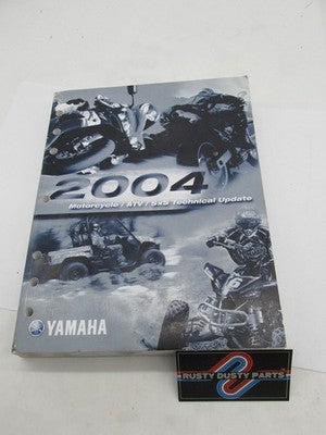 Yamaha Ofiicial Factory 2004 Motorcycle ATV Technical Update Manual Bo