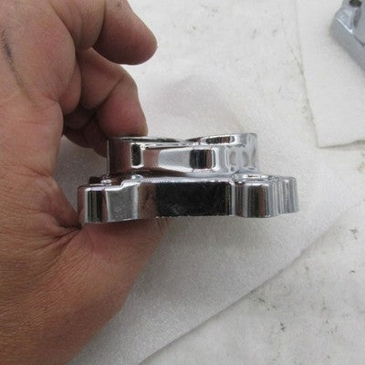 Pair of Harley OEM Stock Twin Cam Lifter Block Covers Chrome 17965-99