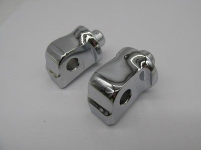 Kuryakyn NOS Harley Softail Chrome Splined Passenger Footpeg Adapters