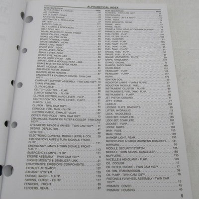 Harley-Davidson Official Factory 2015 Police Models Parts Catalog 9954