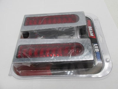 Custom Dynamics NOS ProBEAM LED Fillerz Red/Chrome 2040-2157 PB-FILL-R