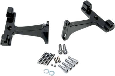 Drag Specialties Standard Passenger Floorboard Mounts Black 1621-0393