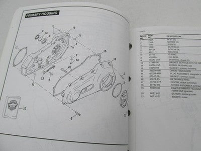 Harley-Davidson Official Factory 2009 FXSTSSE2 Parts Catalog 99458-09A