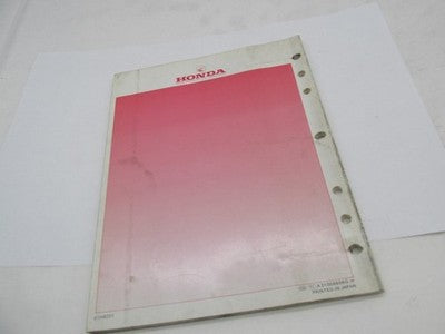 Honda Official Factory 1986-87 TRX70 Fourtrax ATV Shop Service Manual