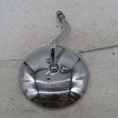 Harley Davidson Genuine OEM Chrome Short Stem Round Mirror Left Side 9