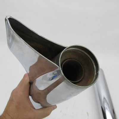 Pair of Harley Davidson OEM Fishtail Exhaust Mufflers FLSTS 65655-00 &