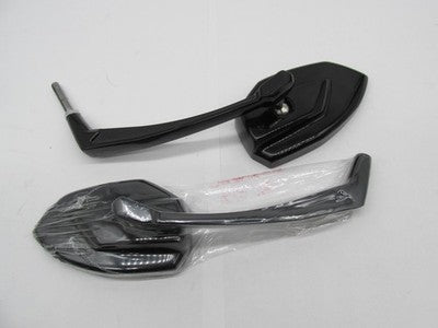 Kuryakyn NOS Indian Victory Phantom Gloss Black Mirrors 1963