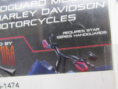 PowerMadd NOS Harley Star Series Handguard Mounting Kit, Black 0635-14