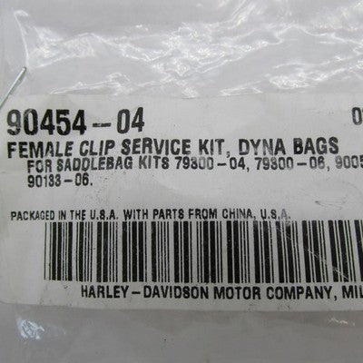 Harley-Davidson OEM NOS Dyna Saddlebag Female Clip Service Kit 90454-0